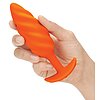 Anal Plug B-Vibe Swirl Portocaliu Thumb 2