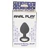 Anal Plug Diamond Jewel Medium Negru Thumb 2