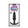 Anal Plug Jelly Rancher Ripple Negru Thumb 1