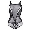 Body Le Desir Contrast Net Negru S-L