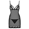 Chemise Obsessive Wonderia Negru S-M