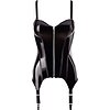 Corset Black Level Vinyl Angelica Negru M