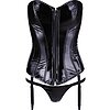 Corset Black Level Vinyl Ivanna Negru S