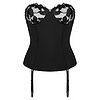 Corset Obsessive Editya Negru XS-S