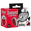 Diamond Anal Plug Medium Argintiu Thumb 5