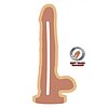 Dildo Cu Testicule Dual Density 20.5cm Natural Thumb 1