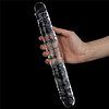 Dildo Dublu 12inch Flawless Transparent Thumb 3