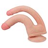 Dildo Dublu Cu Ventuza Skinlike Soft Natural Thumb 4