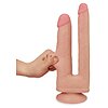 Dildo Dublu Cu Ventuza Skinlike Soft Natural Thumb 2