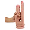 Dildo Dublu Cu Ventuza Skinlike Soft Natural Thumb 1