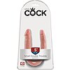 Dildo Dublu King Penis Small Double Trouble Natural Thumb 3