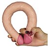 Dildo Dublu Ladykiller Tapered Natural Thumb 6