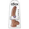 Dildo Realistic King 9 inch Natural Thumb 3