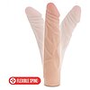 Dildo X5 Flexible Spine 17.5cm Natural Thumb 5