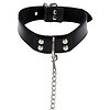 Elegant Collar and Chain Leash Negru Thumb 2