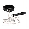 Elegant Collar and Chain Leash Negru Thumb 1