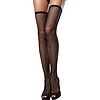 Fishnet Thigh Highs Negru XS-L