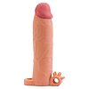 Prelungitor Penis Pleasure X-Tender Vibrating 6 Natural