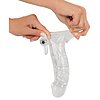 Prelungitor Penis Vibrator Crystal Skin Transparent Thumb 4