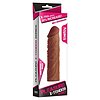 Prelungitor Pleasure X-Tender Penis Sleeve 19.5cm Natural Thumb 2