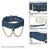 Ride Em Denim Collar and Leash Albastru Thumb 4