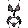 Set Kissable Crystina Negru L-XL Thumb 1