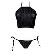 Set Le Desir Festive Rhinestone Negru S-L