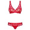 Set Obsessive 853-SET Rosu S-M