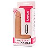 Strap-on Barbati The Ultra Soft Double 12.7cm Natural Thumb 4