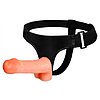 Strap On cu Testicule Ultra Cyberskin Natural Thumb 3