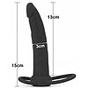 Strap-On Stimulare Anala Double Prober Negru Thumb 5