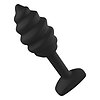 Swirl Anal Plug Negru Thumb 4