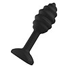 Swirl Anal Plug Negru Thumb 3