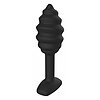 Swirl Anal Plug Negru Thumb 1