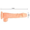 Vibrator Cu Ventuza Baile 21cm Natural Thumb 3