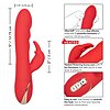 Vibrator Heated Ultra-Soft Rabbit Rosu Thumb 4