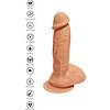 Vibrator Realistic Real Naked Natural Thumb 6