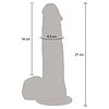 Vibrator Realistic Rotating Beads Natural Thumb 5