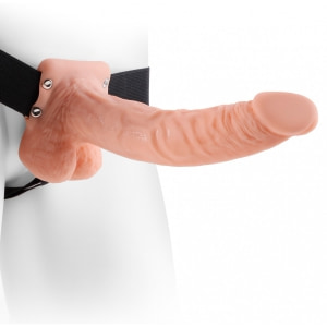 Strap On Unisex Hollow cu Testicule Strap On Unisex Hollow cu Testicule pe Denysa.ro
