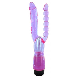 Vibrator Dublu Cu Control Rotativ Precis Vibrator Dublu Mov Pentru Femei Care Doresc Stimulare Simultana