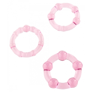 Set 3 Inele Erectile Silicon Set Inele Penis Pentru Cuplu