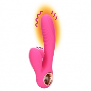 Loveline Rabbit Heat – Limbă Oscilantă, încălzire 13.5 cm Roz Loveline Rabbit Heat – Limbă Oscilantă, încălzire 13.5 cm Roz pe Denysa.ro