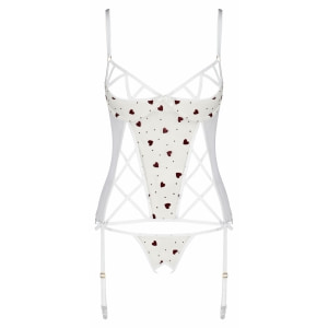 Corset Passion Lovelia Alb Corset Passion Lovelia Alb pe Denysa.ro