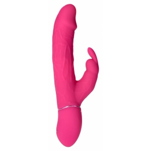 Rabbit Thrill Bunny Vibrator Reîncărcabil, Stimulator Dublu G Roz Rabbit Thrill Bunny Vibrator Reîncărcabil, Stimulator Dublu G Roz pe Denysa.ro