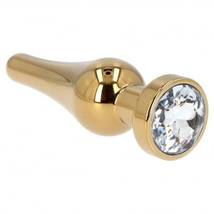 Plug Anal Mini 10 cm Auriu cu Bijuterie Toyz4lovers Plug Anal Mini 10 cm Auriu cu Bijuterie Toyz4lovers pe Denysa.ro