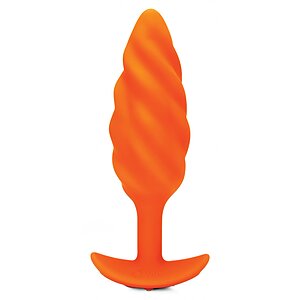 Anal Plug B-Vibe Swirl Portocaliu Anal Plug B-Vibe Swirl Portocaliu pe Denysa.ro