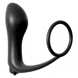 Anal Plug Cu Vibrații Și Inel Negru Anal Plug Cu Vibrații Și Inel Negru pe Denysa.ro