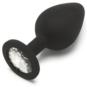 Anal Plug Diamond Jewel Medium Negru Anal Plug Diamond Jewel Medium Negru pe Denysa.ro