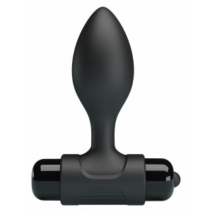 Plug Anal Negru Cu Vibratii Ieftin Plug Anal Pentru Incepatori Silicon