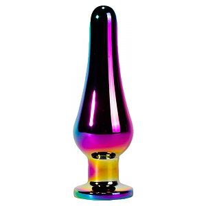 Anal Plug Secret Shine Metal S Rainbow Multicolor